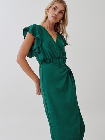 Tussah Dress 'SCARLET' in Green