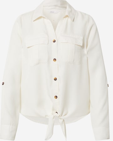 ONLY - Blusa 'KARLA' en blanco: frente