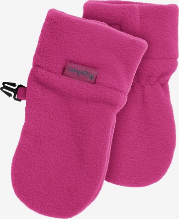 PLAYSHOES Gloves in Pink: front