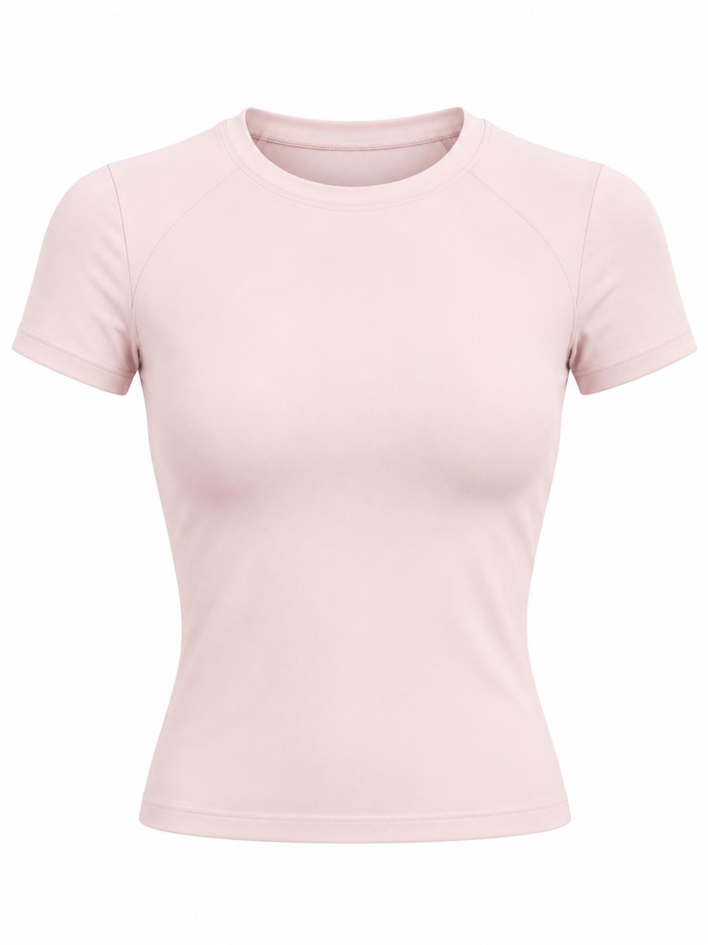 MyLibi Sporttop 'Top Manga Corta Lua Baby Pink' in Roze: voorkant