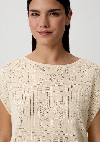 comma casual identity Pullover in Beige