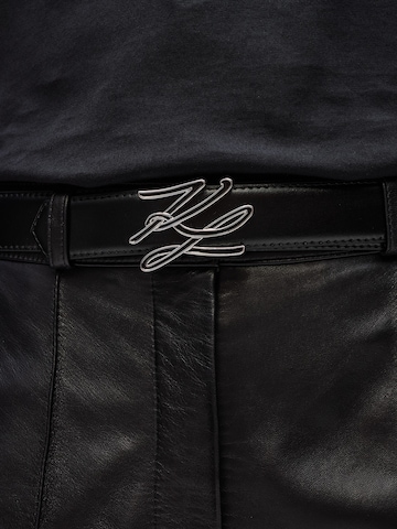 Karl Lagerfeld Pas | črna barva: sprednja stran