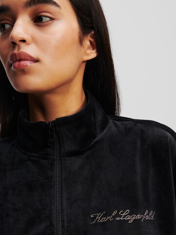 Veste de survêtement 'HOTEL' Karl Lagerfeld en noir