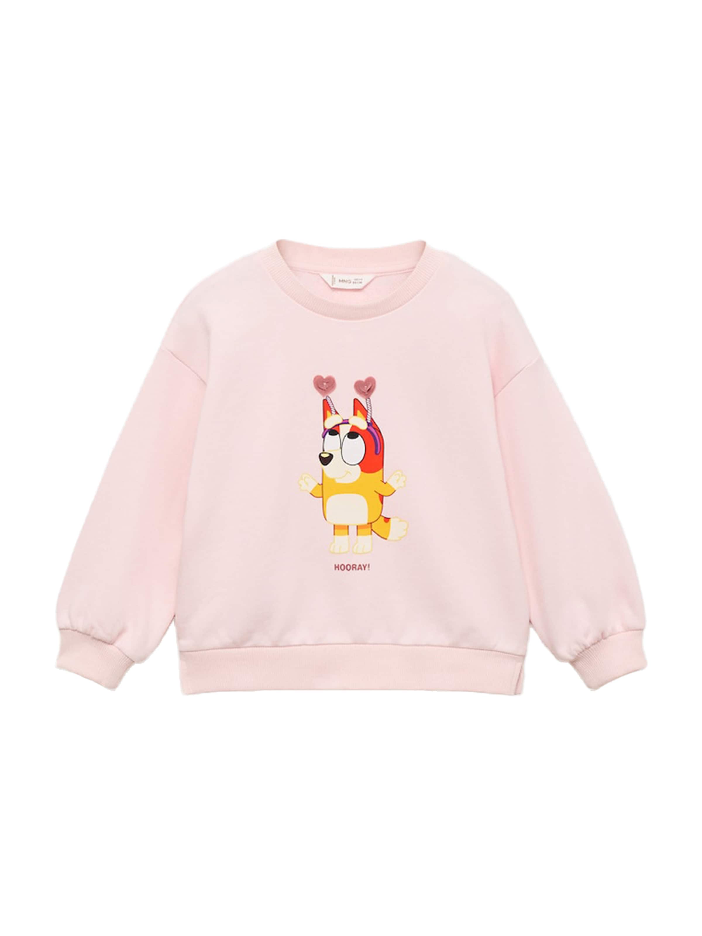 MANGO KIDS Sweatshirt i rosa: framsida