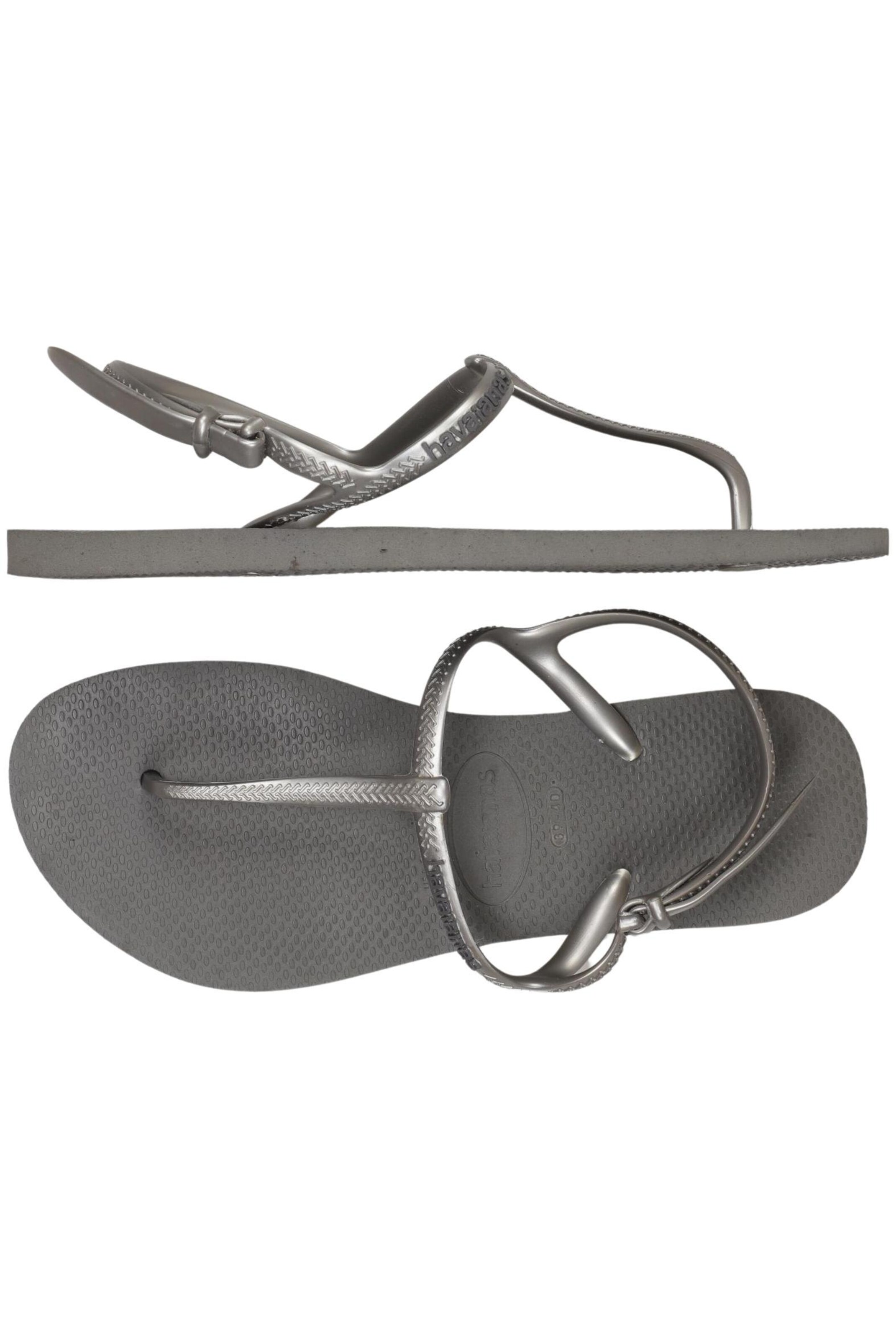 HAVAIANAS Sandals & High-Heeled Sandals in 39 in Silver: front