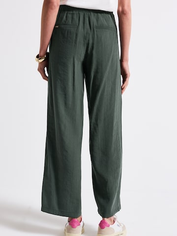 STREET ONE Wide Leg Hose in Grün