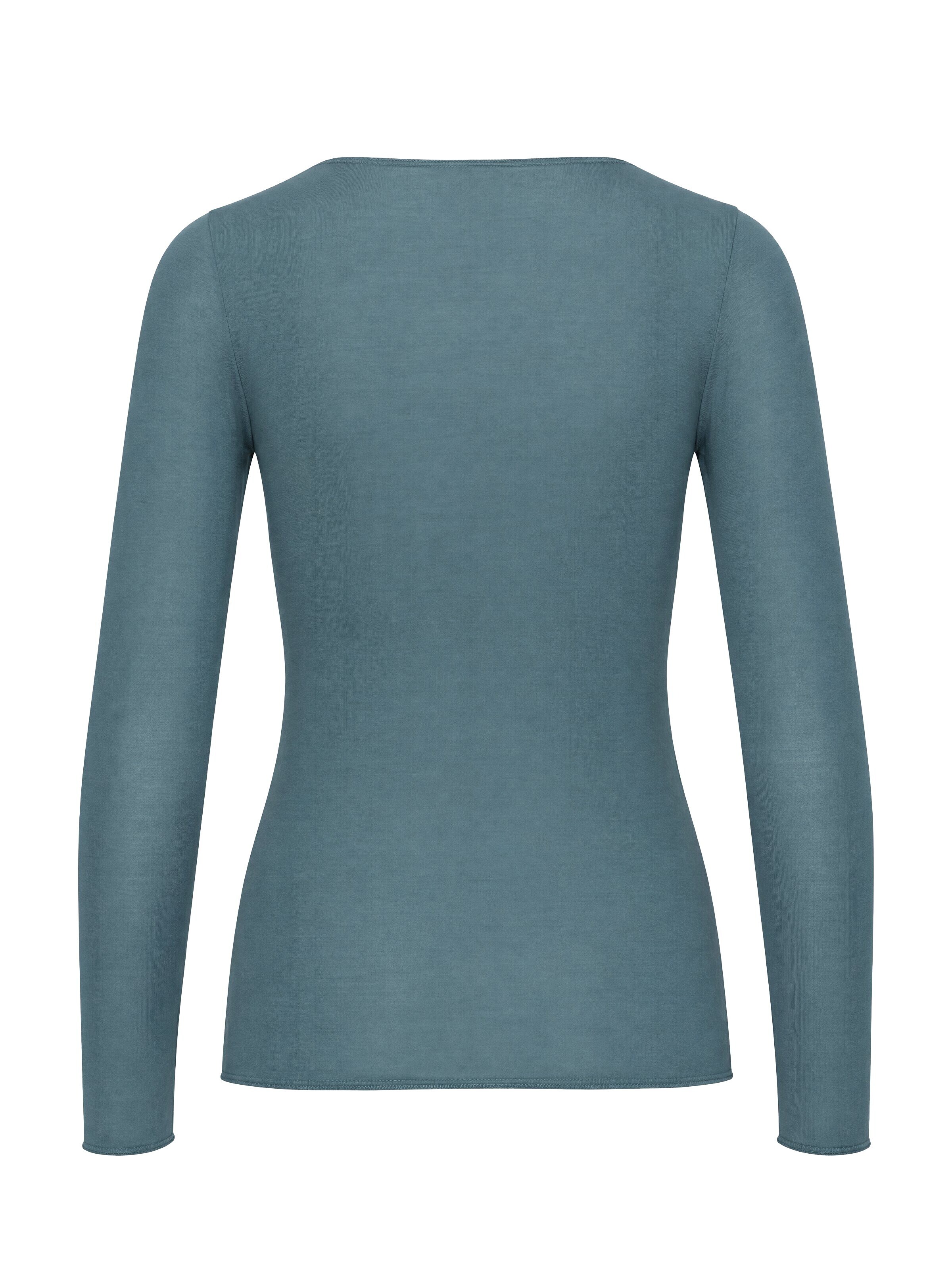 Ciocca - Camiseta térmica 'Cashmere undershirt barchetta' en verde