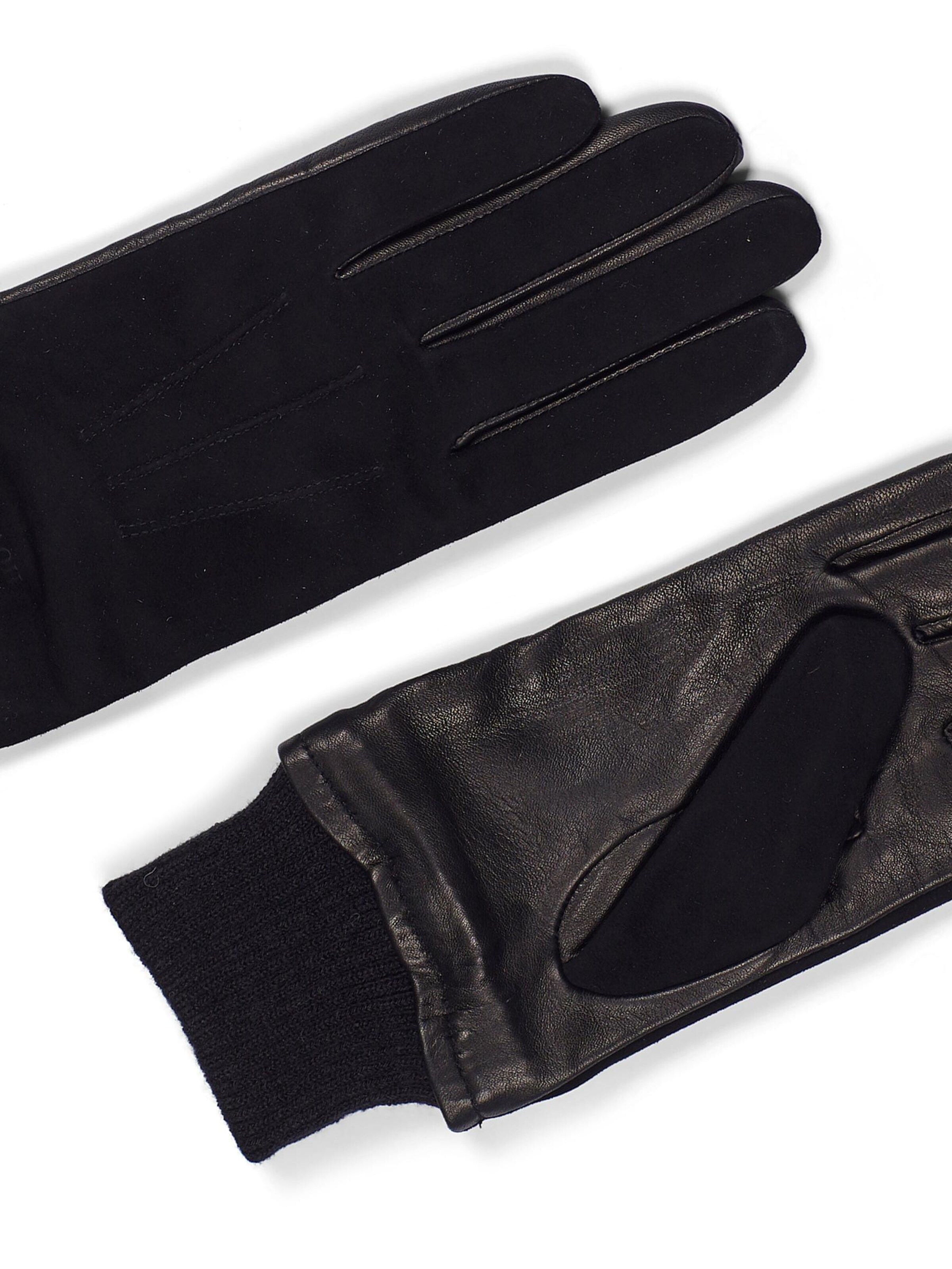 Howard London Vingerhandschoenen 'Leah' in Zwart
