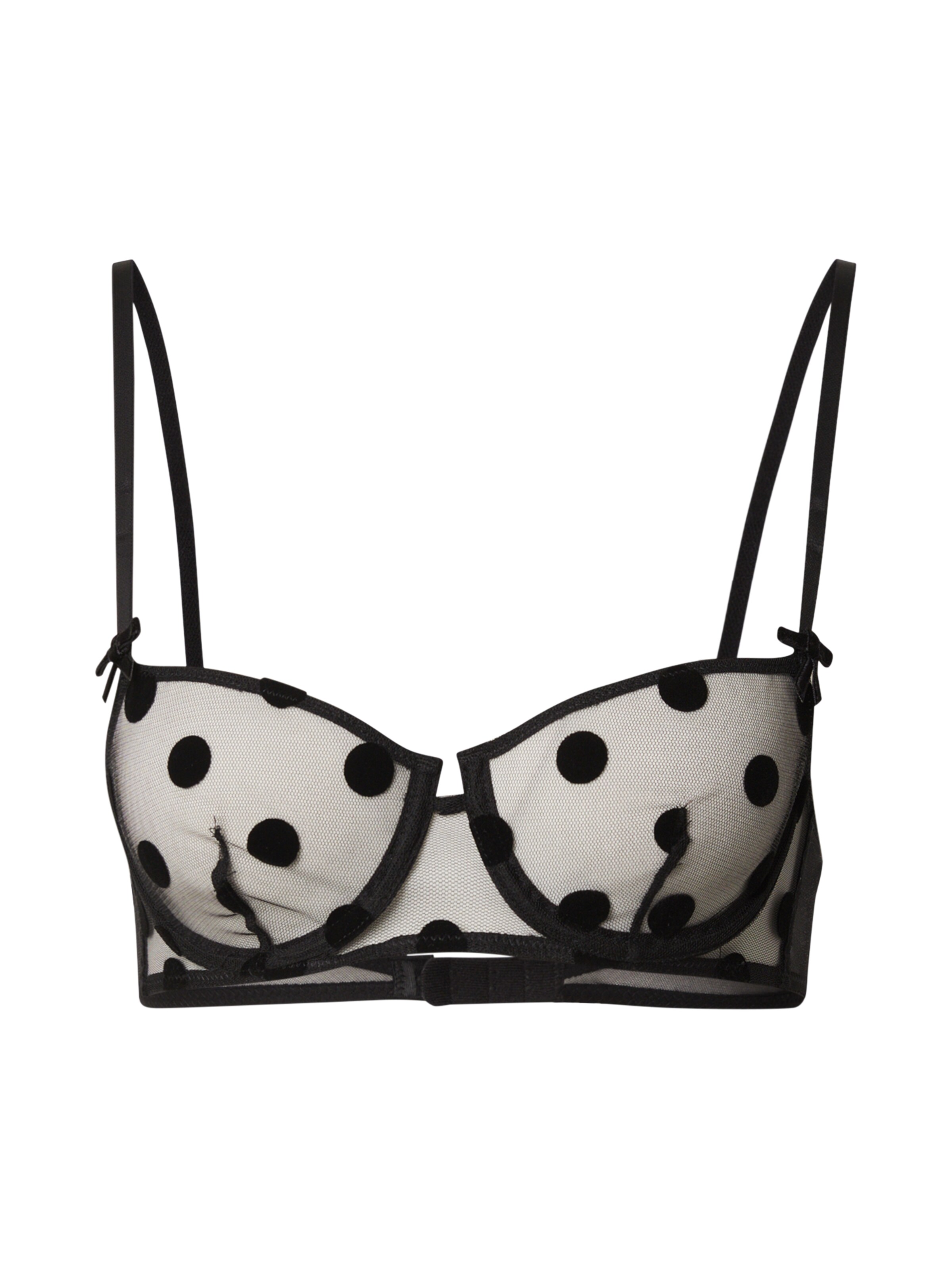 ETAM - Soutien Bustier Soutien 'Gamme' em preto: frente
