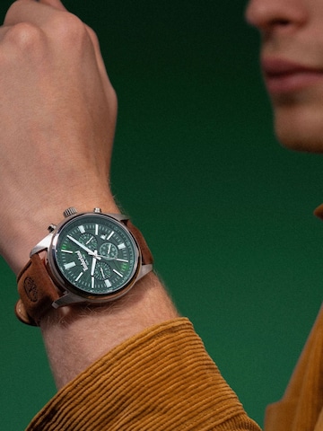 Montre à affichage analogique TIMBERLAND en vert : devant