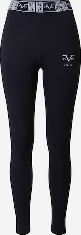 19V69 ITALIA Skinny Sportbroek 'ALENA' in Zwart: voorkant