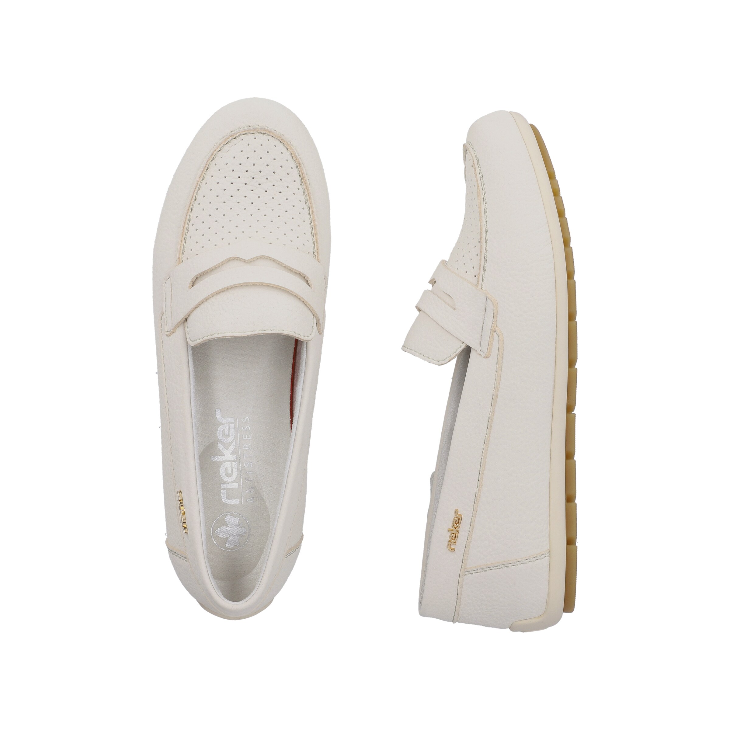Chaussure basse Rieker en blanc
