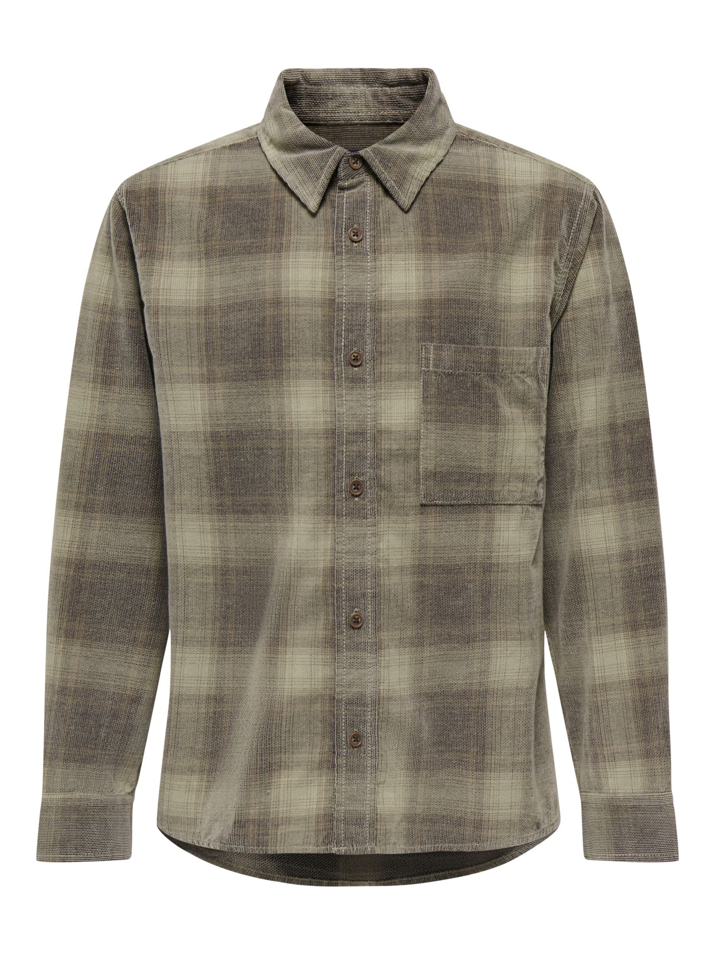 Only & Sons Junior Hemd 'WILLIAM' in 152 in grün, Produktansicht