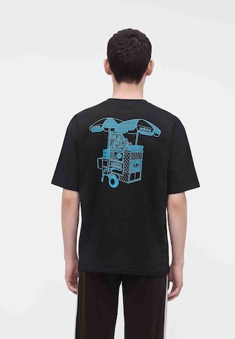 ADIDAS ORIGINALS T-Shirt 'Food Cart' in Schwarz: Vorderseite