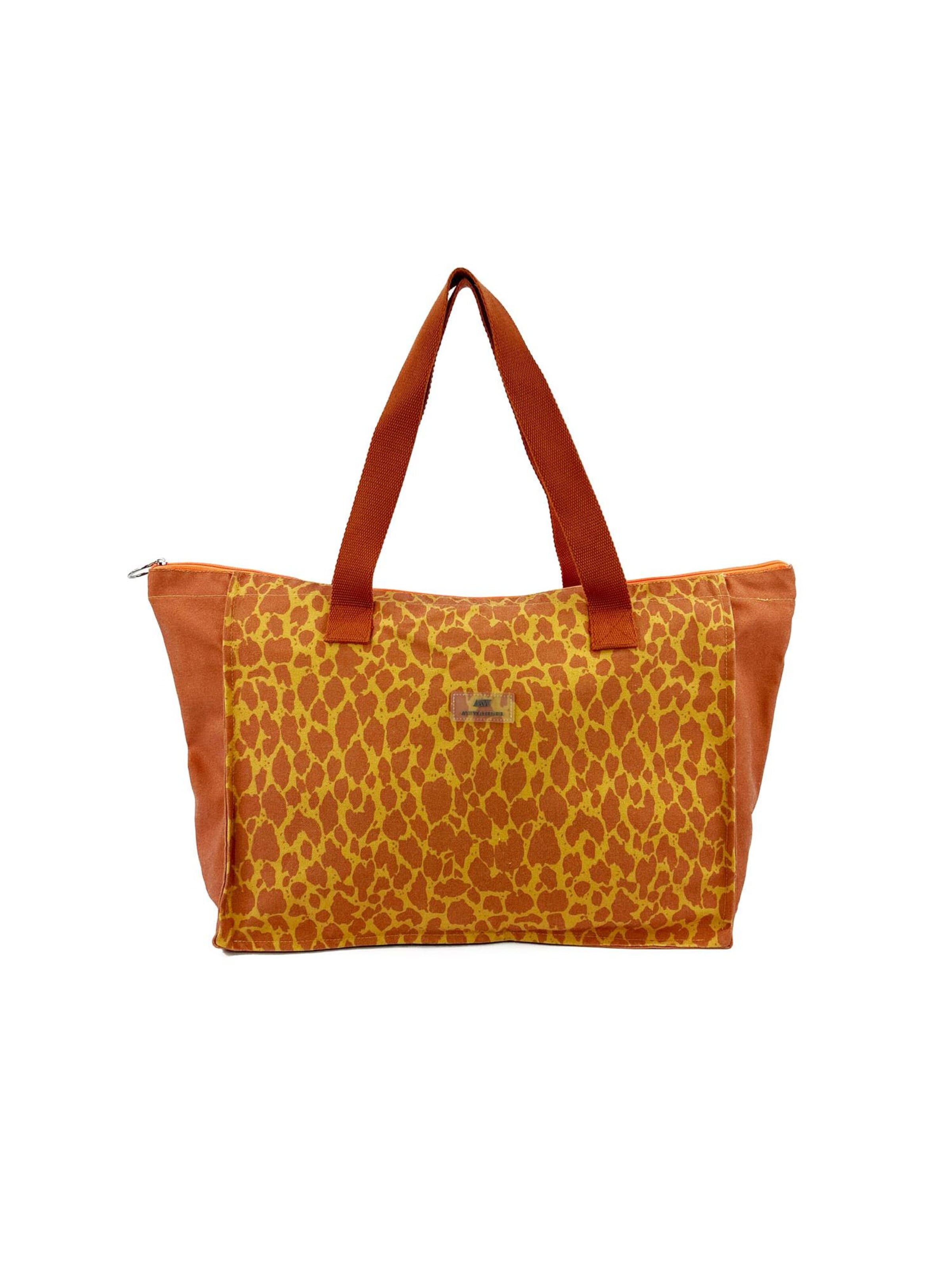 Mywander Reisetasche 'Medium Tote Bag'‌‌‌‌‌ in Orange: Vorderseite