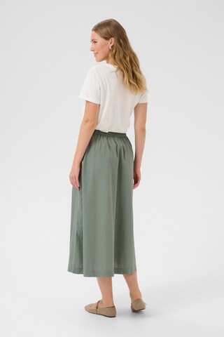 Cream Rok 'Devika' in Groen