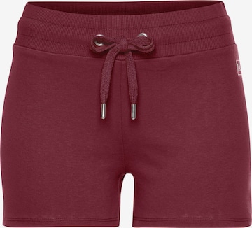 LASCANA ACTIVE - Pantalón deportivo en rojo: frente