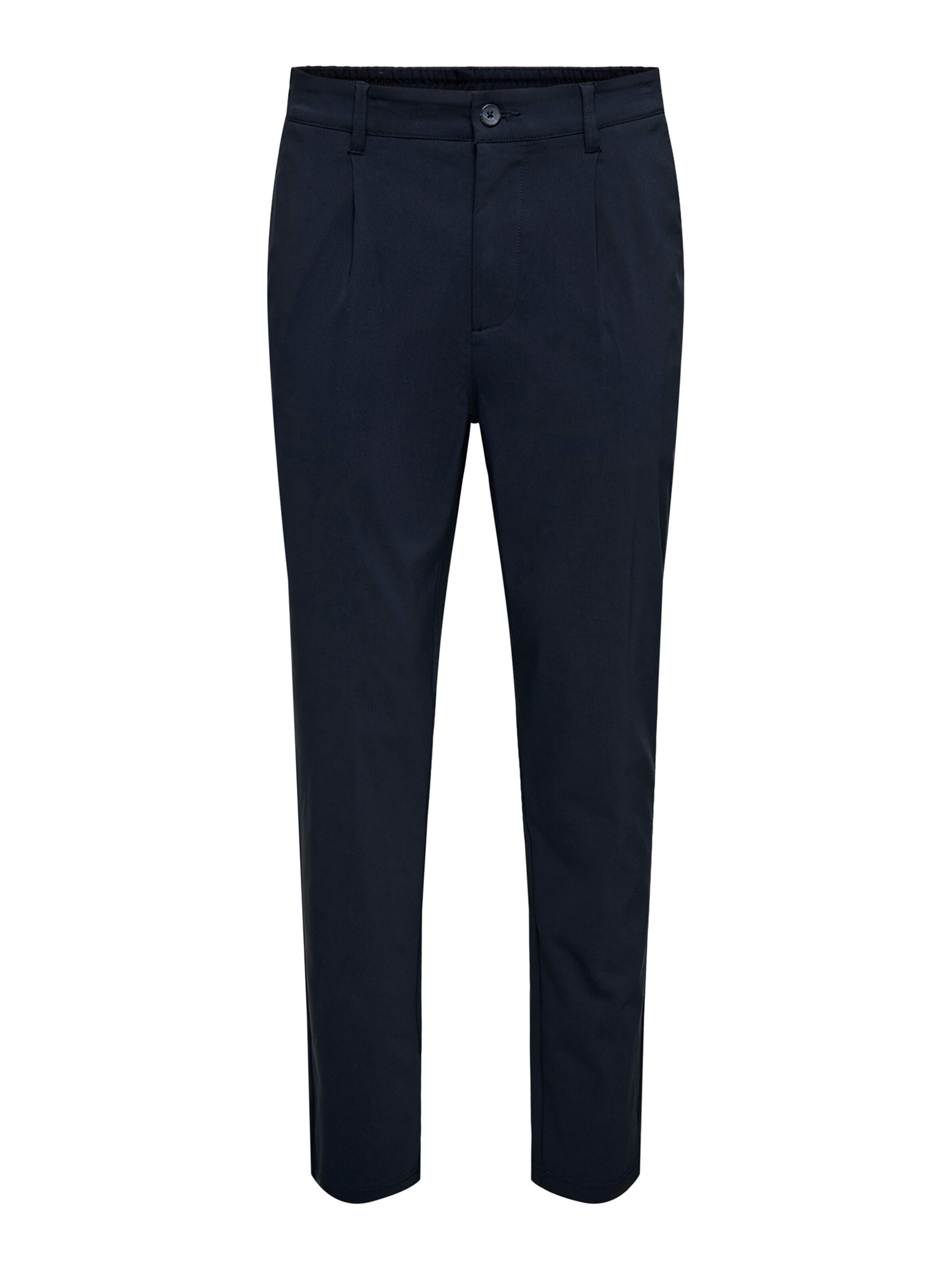 Only & Sons - Slimfit Pantalón plisado 'ONSLINUS' en azul: frente
