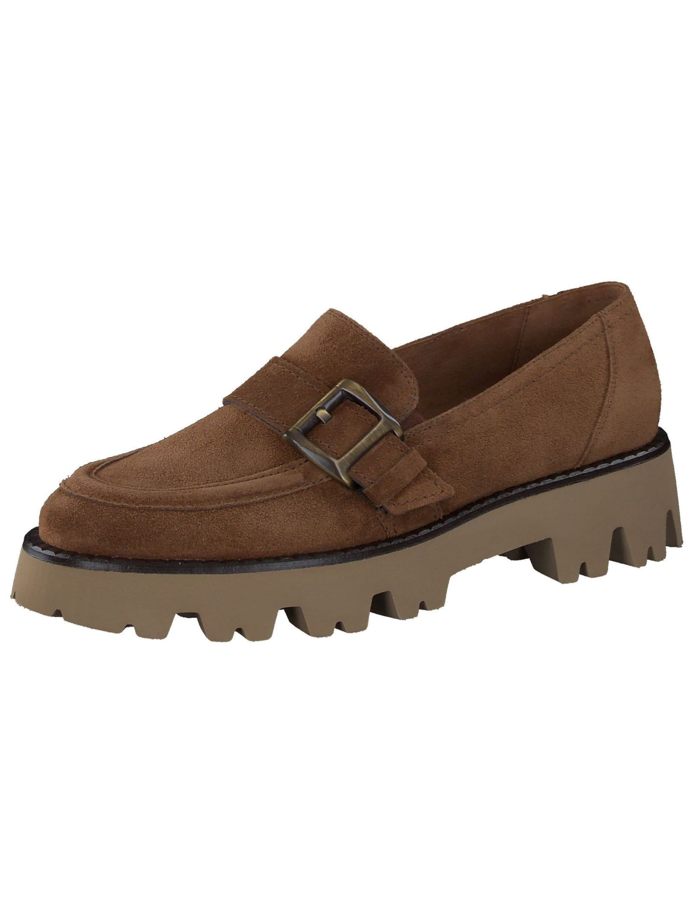 Paul Green Slip-ons in Brown: front