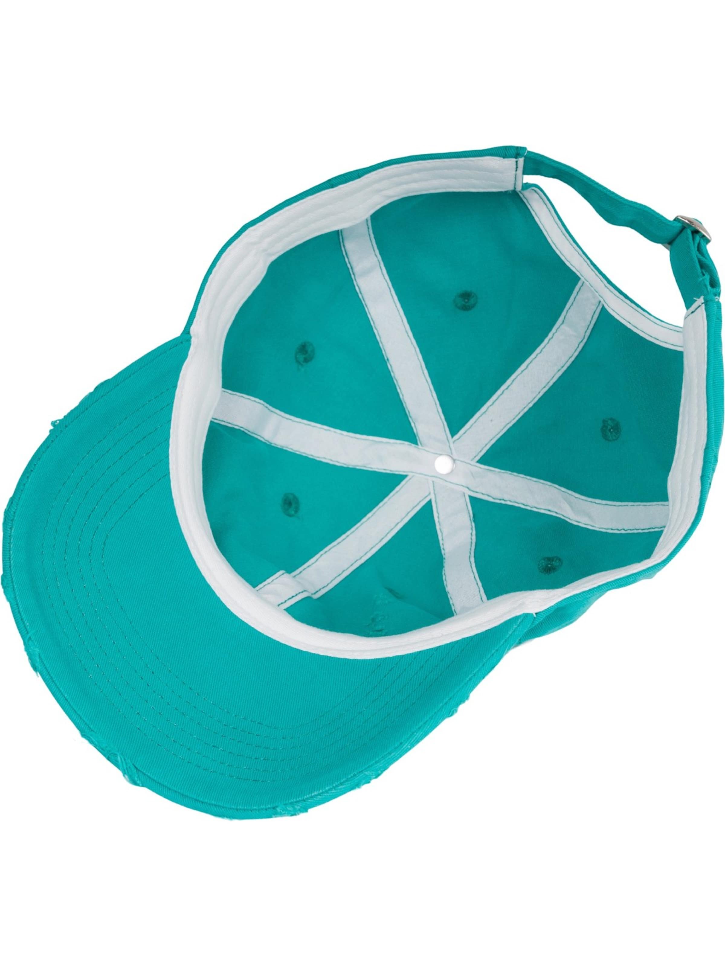 styleBREAKER Cap 'Baseball Cap Destroyed Look' in Blue