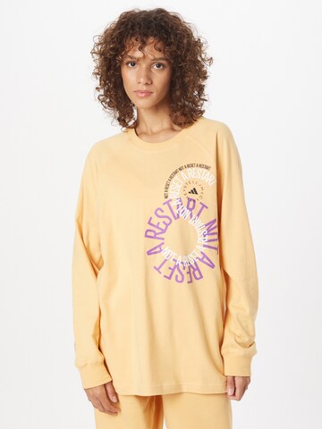 ADIDAS BY STELLA MCCARTNEY - Camisa funcionais em amarelo: frente