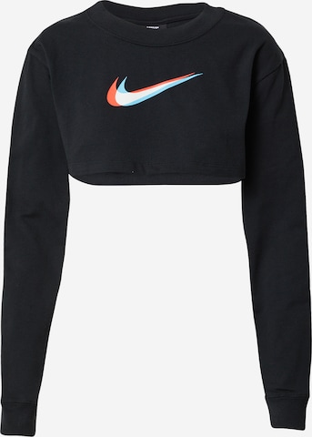 Nike Sportswear Суичър в черно: отпред