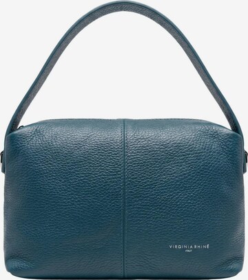 Borsa a mano 'Borsa a Mano Pelle Genuina Virginia Rhinè 26x17 cm' di Virginia Rhinè in blu: frontale