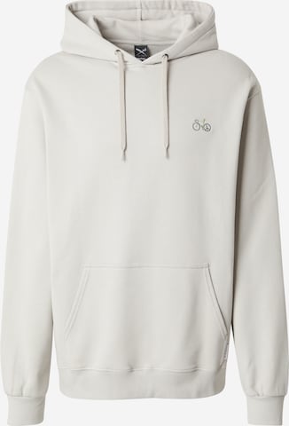 Sweat-shirt 'Peaceride' Iriedaily en gris : devant