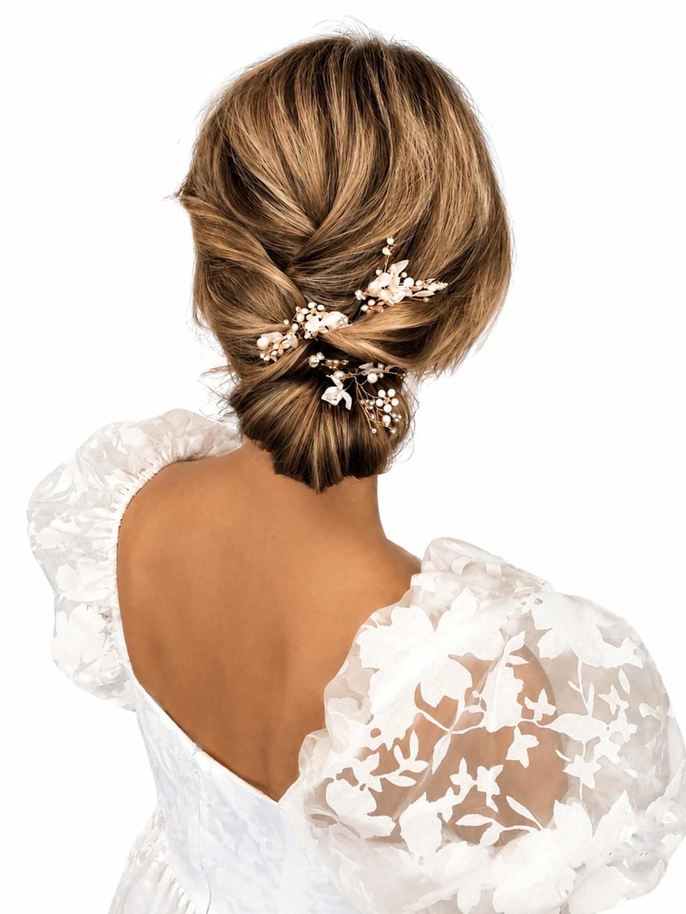 Ornamento per i capelli 'Ilja' di Sally Jane Bridal in argento