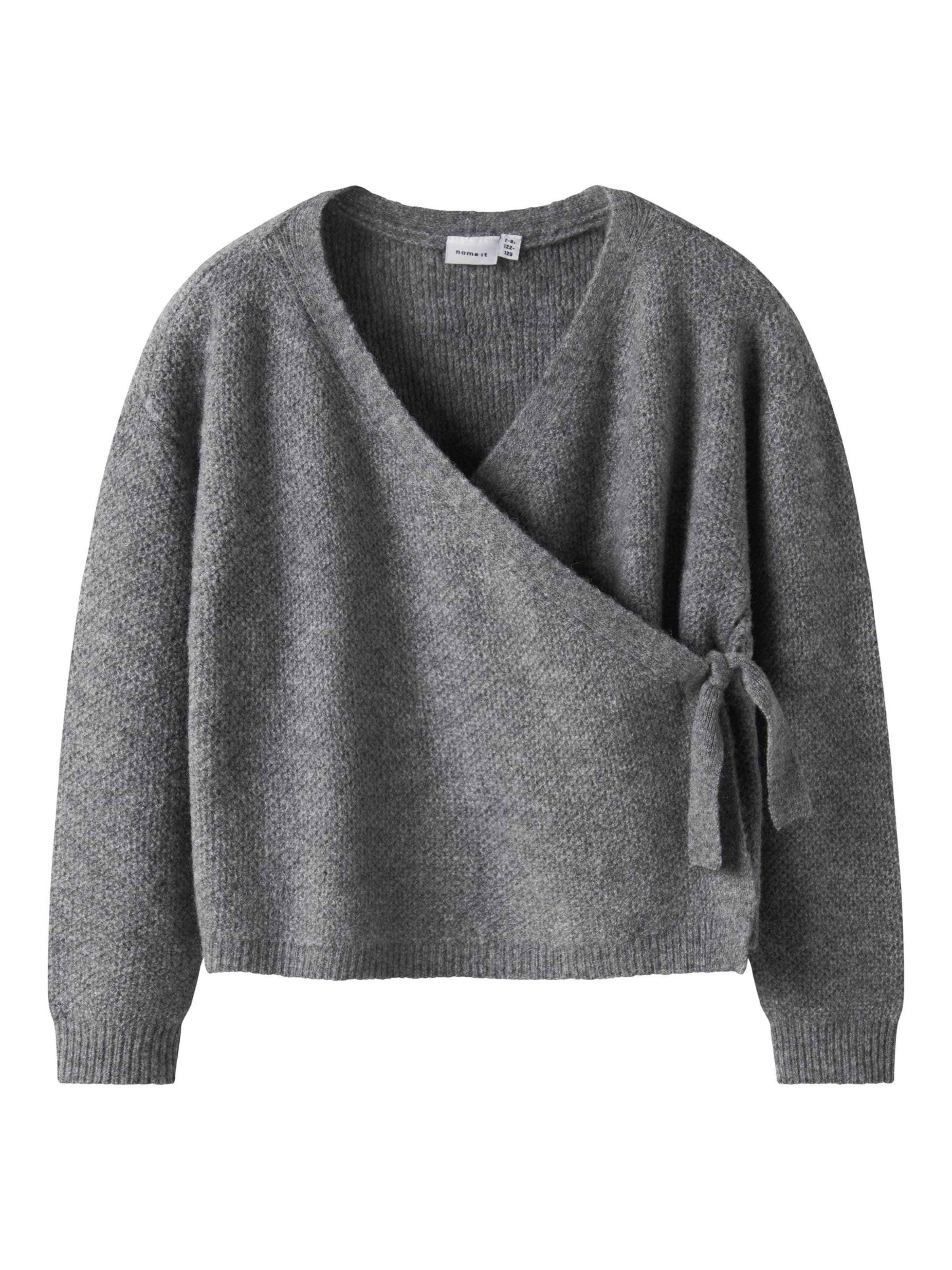 NAME IT - Cárdigan en gris: frente