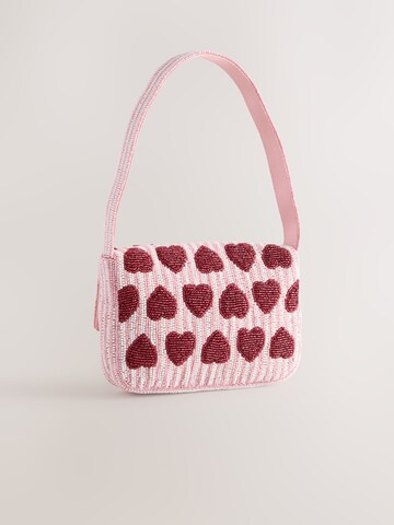 rožinė Next Rankinė ant peties 'Heart Beaded'