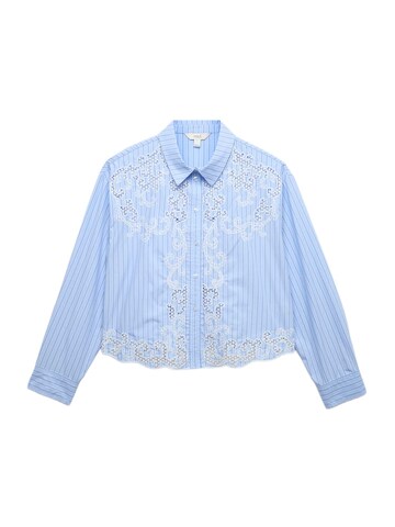 Chemisier Marks & Spencer en bleu : devant