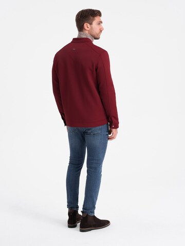 Ombre Between-Season Jacket 'OM-JANP-0138' in Red