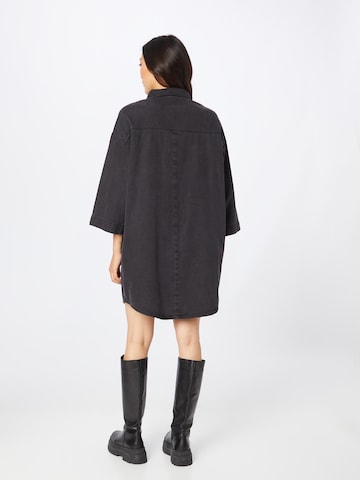 Monki Shirt Dress in Black