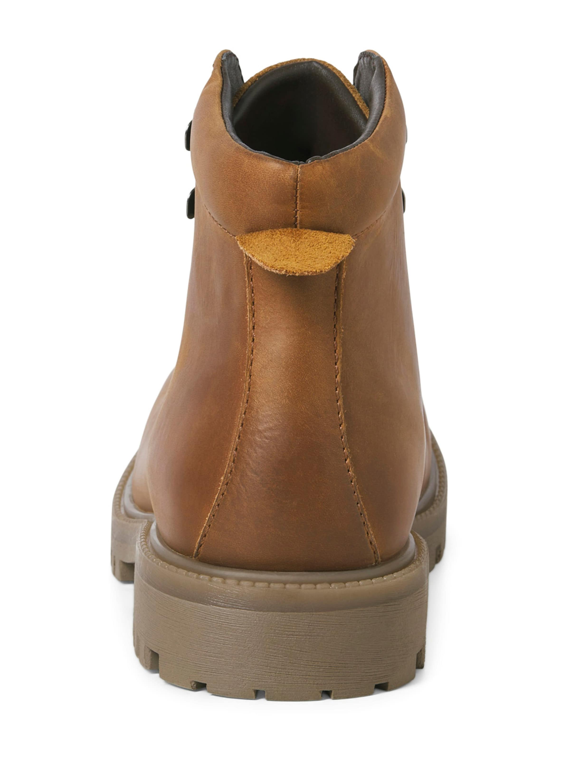 JACK & JONES Ботинки на шнуровке 'JFWDAMIAN' в Коричневый