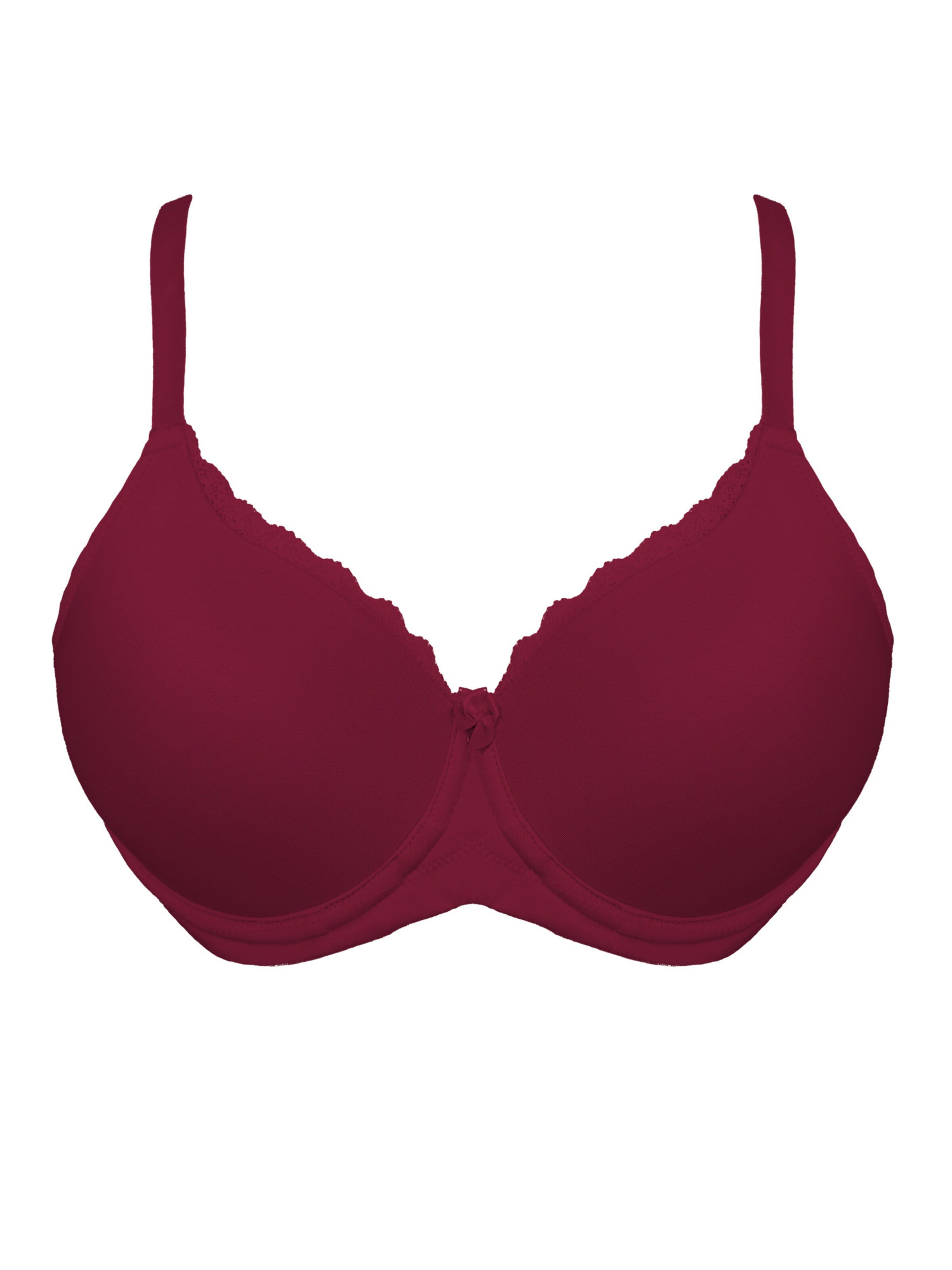 SugarShape T-shirt Bra in Red: front