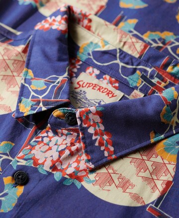 Superdry Comfort Fit Skjorta i blå