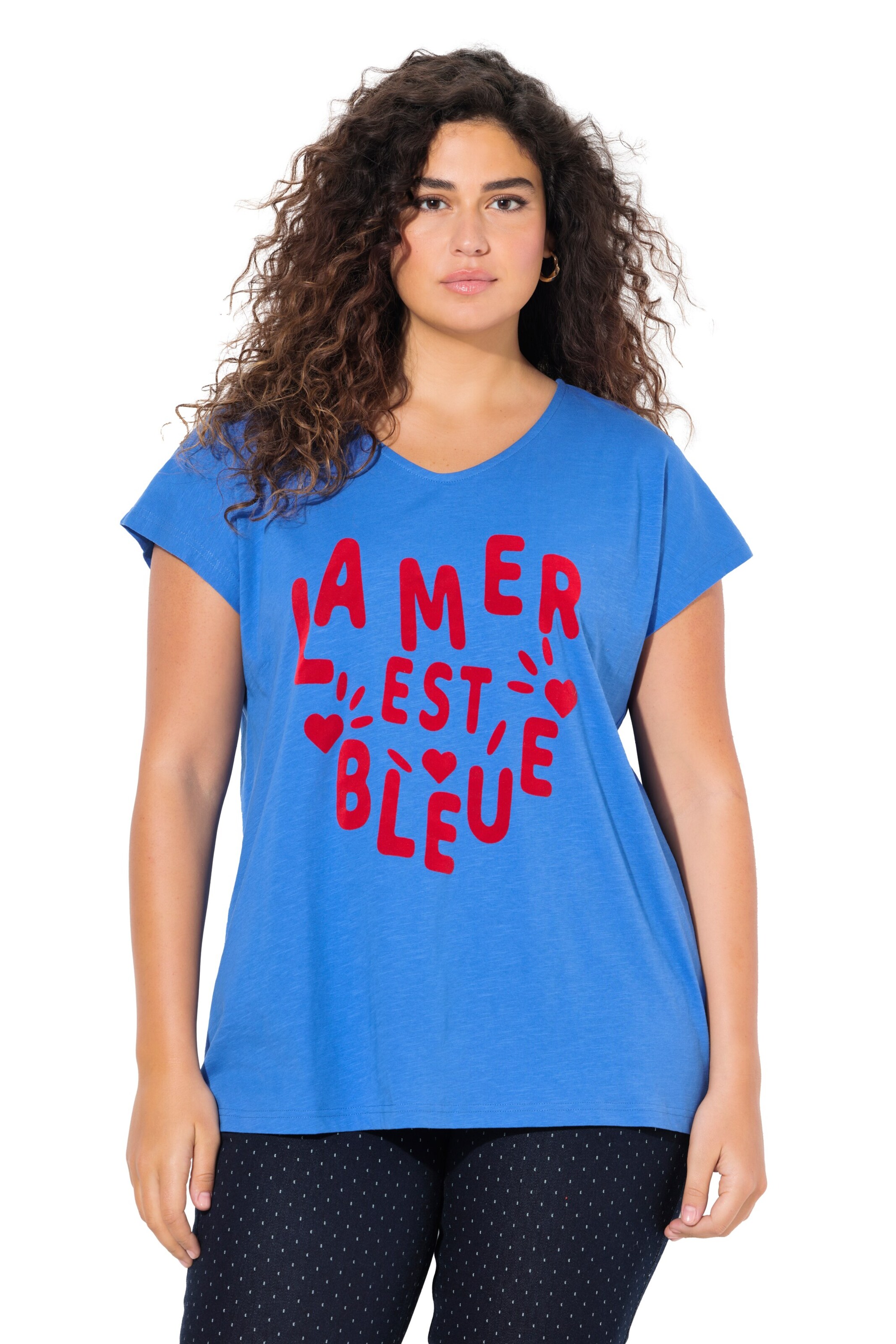 Ulla Popken Shirt in Blue: front