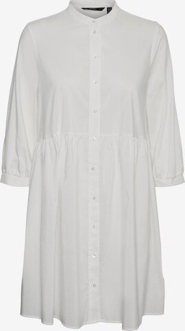 VERO MODA - Vestido camisero 'Sisi' en blanco: frente