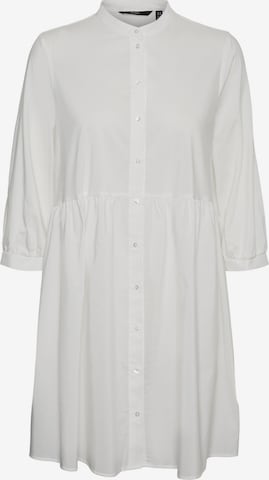 VERO MODA - Vestido camisero 'Sisi' en blanco: frente