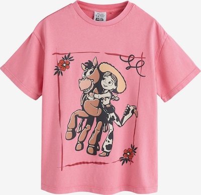 Next T-Shirt 'Toy Story' in 152 in braun / hellpink / schwarz / offwhite, Produktansicht