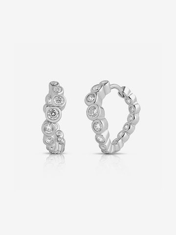 CLASSYANDFABULOUS Jewelry Ohrringe 'ONDA DI LUSSO' in Silber: Vorderseite