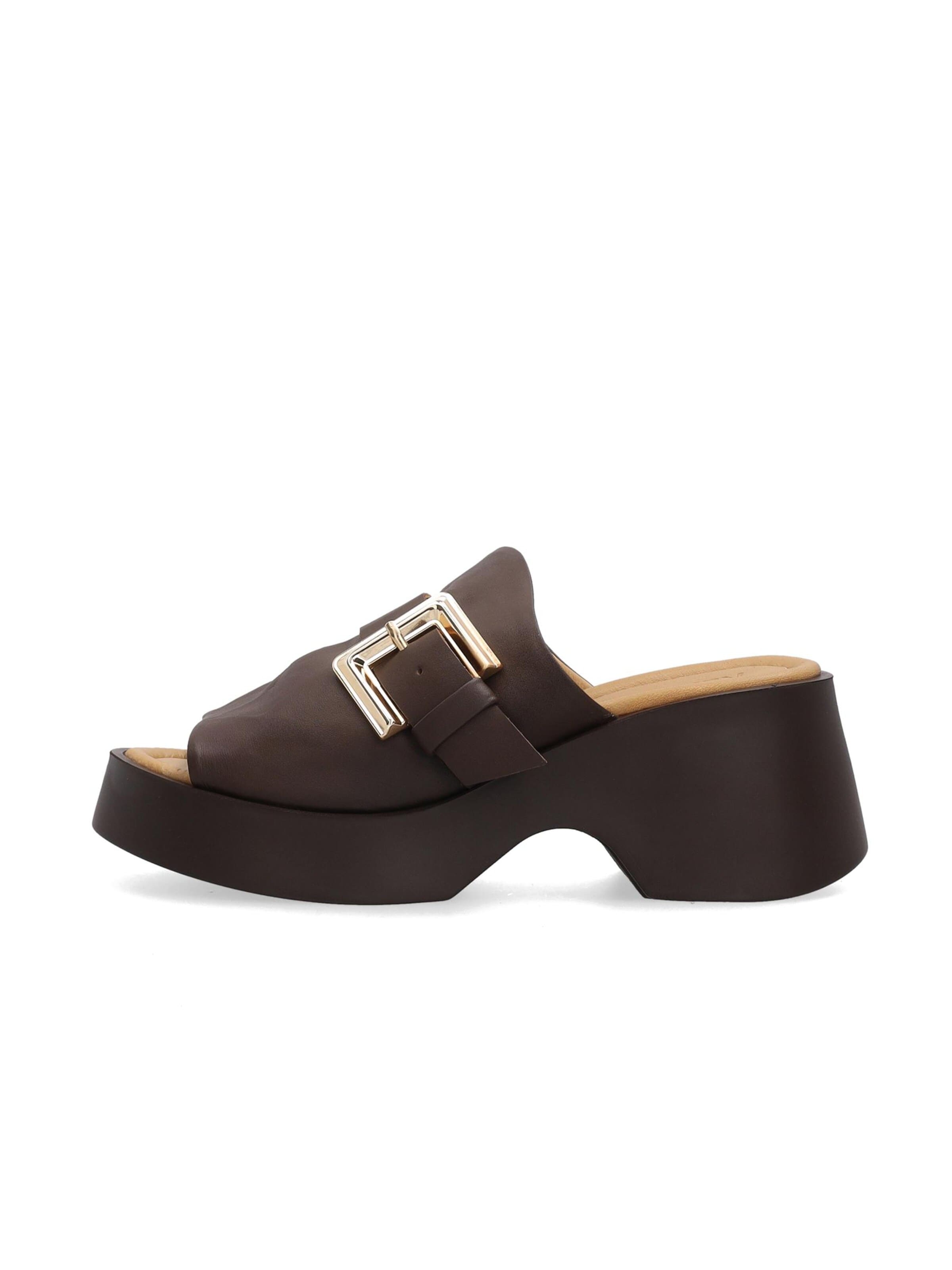 VENEZIA Mules 'Venezia' in Brown: front
