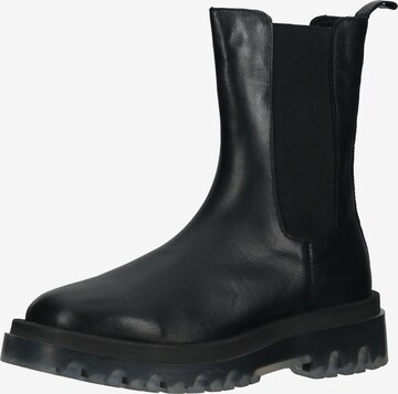 LAZAMANI Chelsea Boots in Black: front