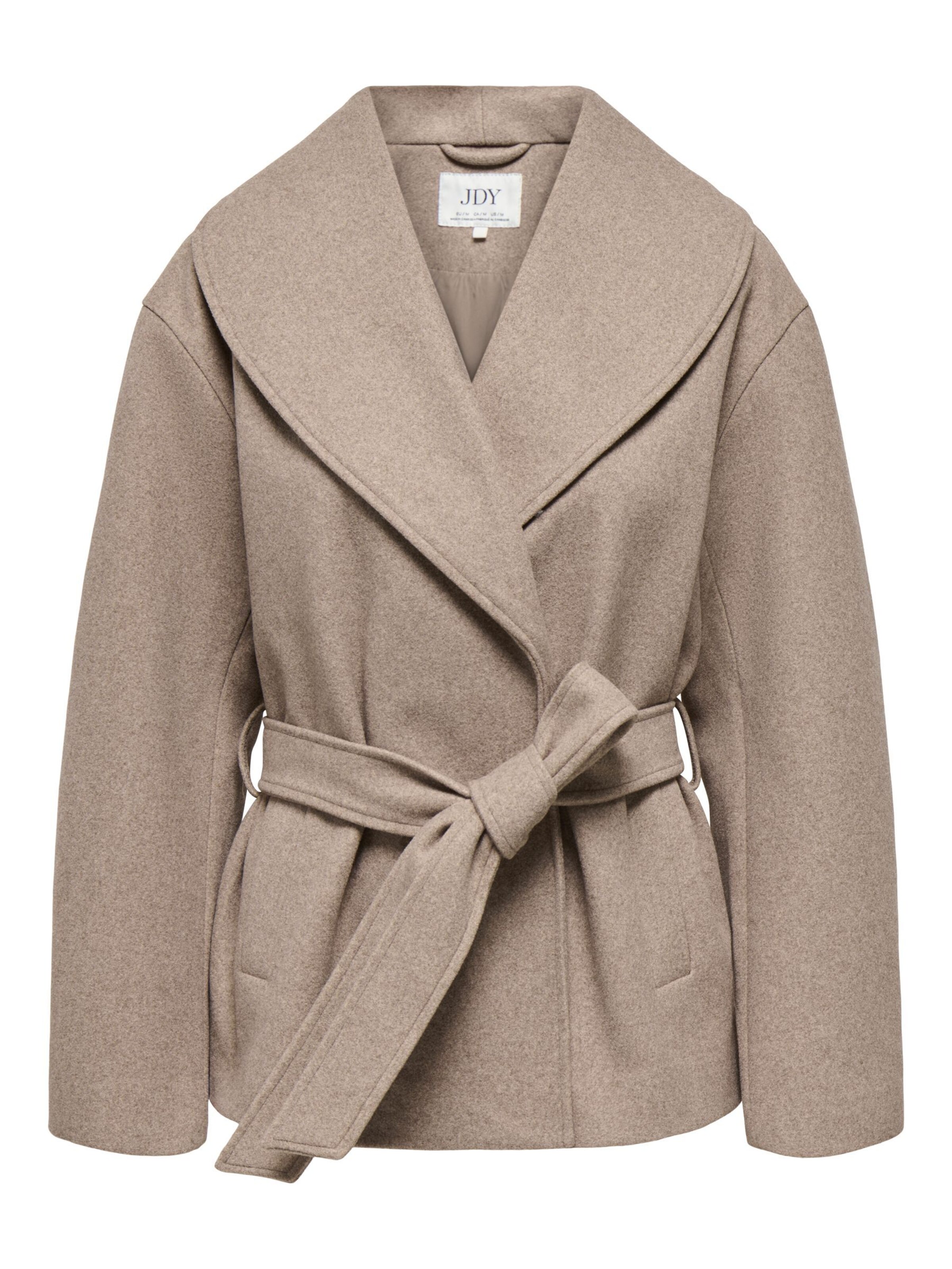 Manteau mi-saison 'JDYVega' JDY en marron : devant