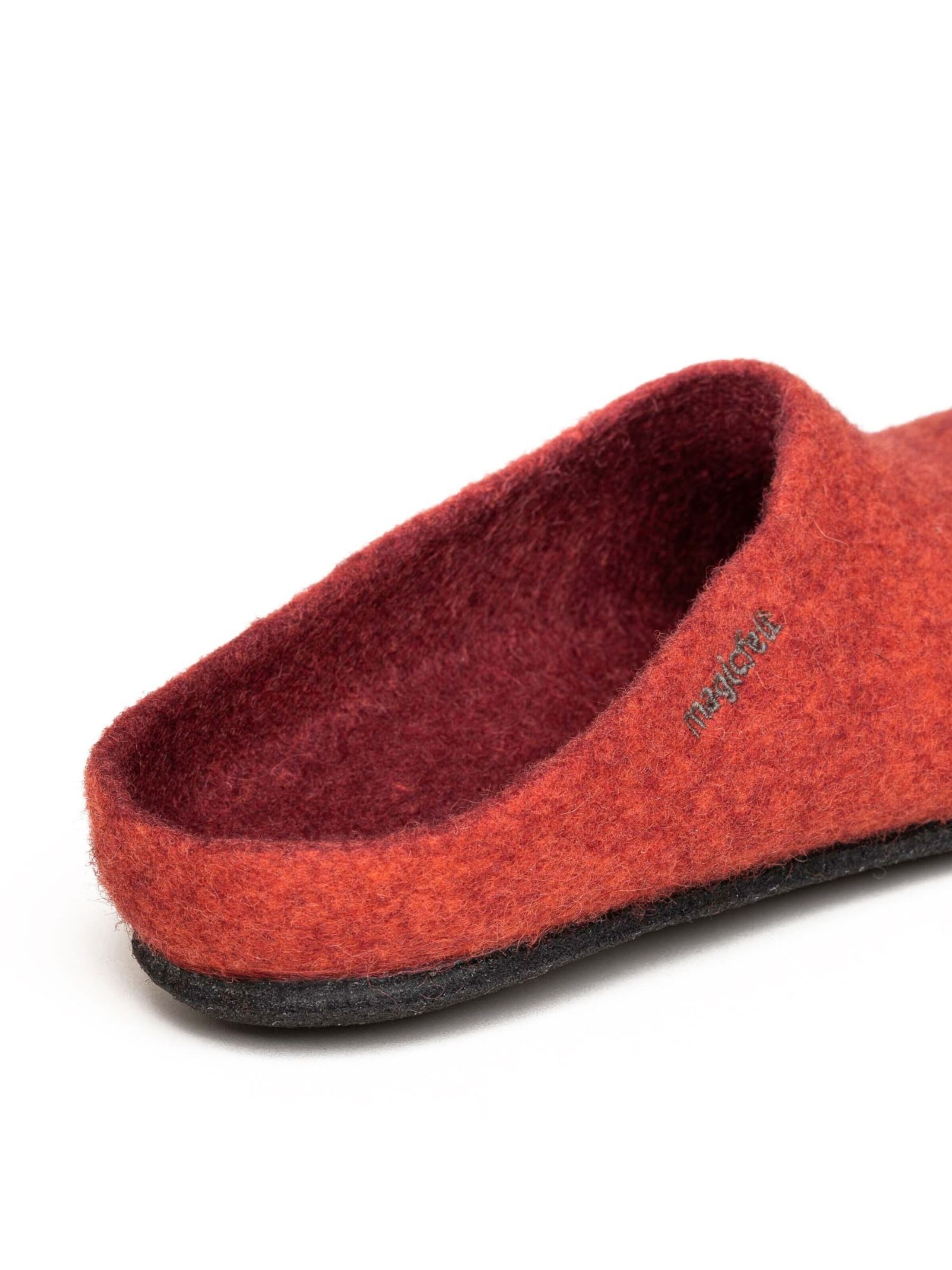 MagicFelt Slippers 'Filzpantoffel Magicfelt 709' in Orange