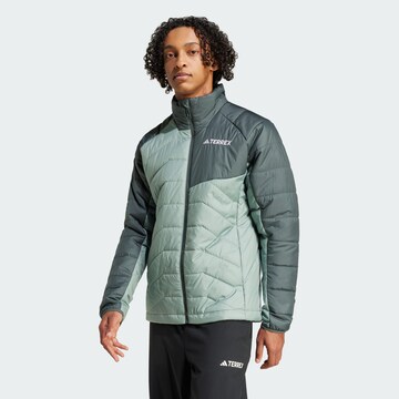 ADIDAS TERREX Outdoorjas in Groen: voorkant