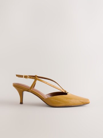 Next - Zapatos destalonado en amarillo