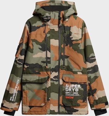 Superdry Outdoorjas in Oranje: voorkant