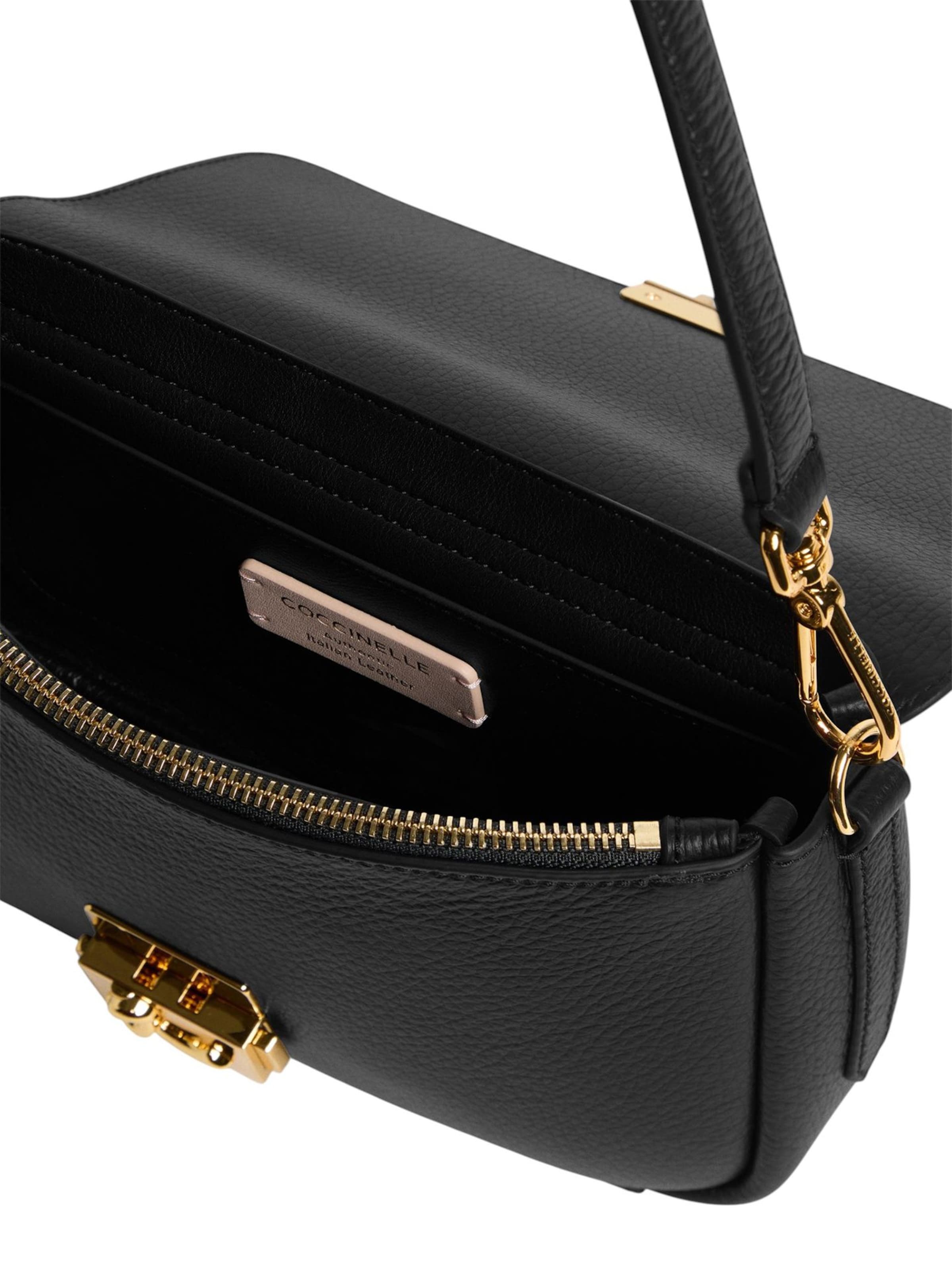 Coccinelle Handtas 'C-Me Lock' in Zwart